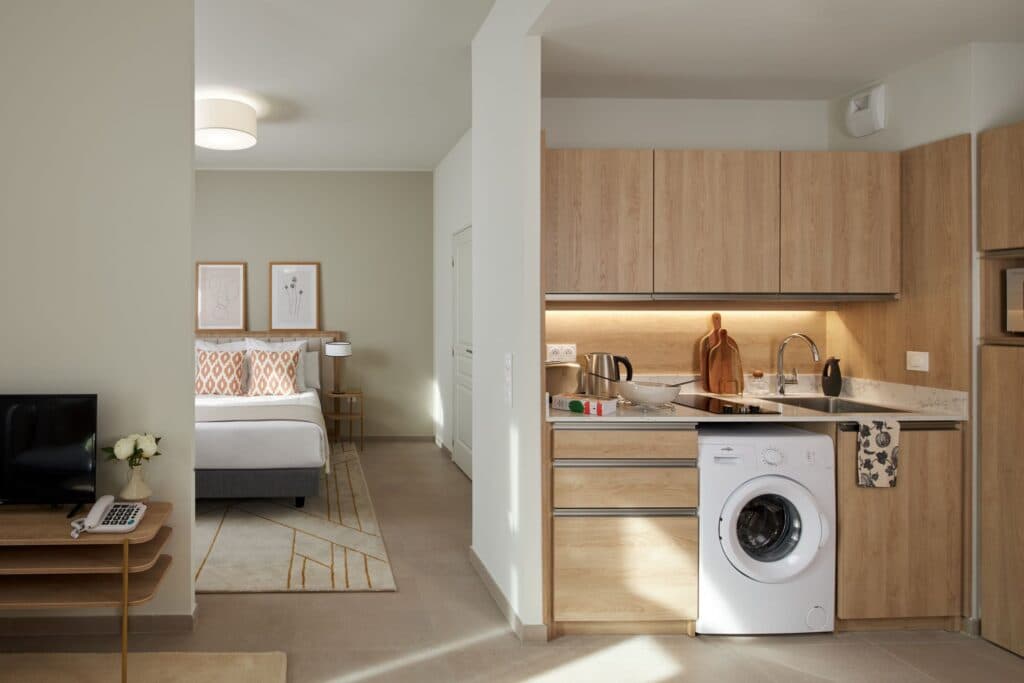 Appartement Stella, chambre lumineuse et confortable